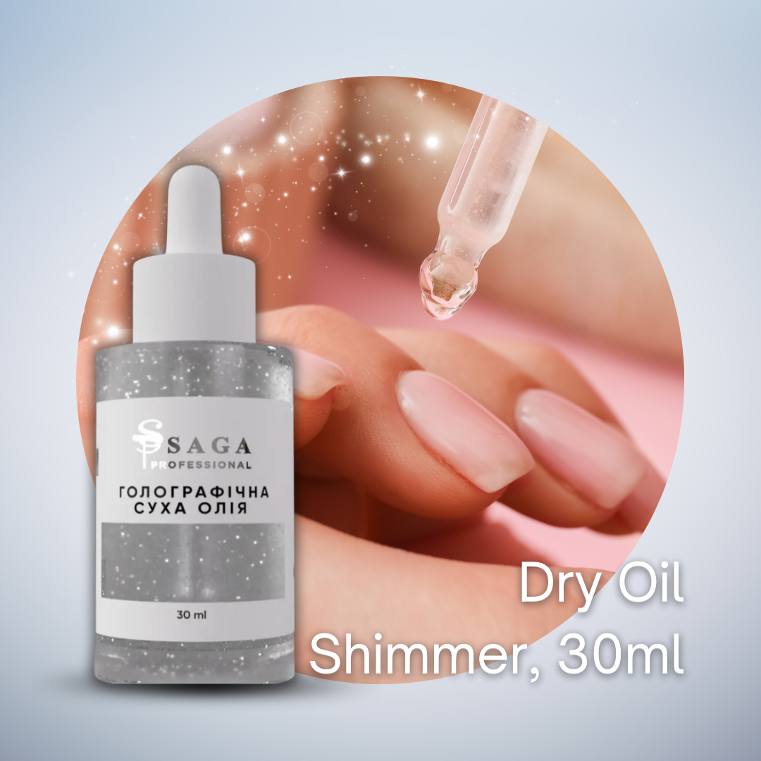 Saga Dry Oil with Shimmer, 30ml