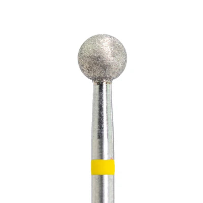 KMIZ DIAMOND NAIL DRILL BIT ball 5.0mm -Yellow