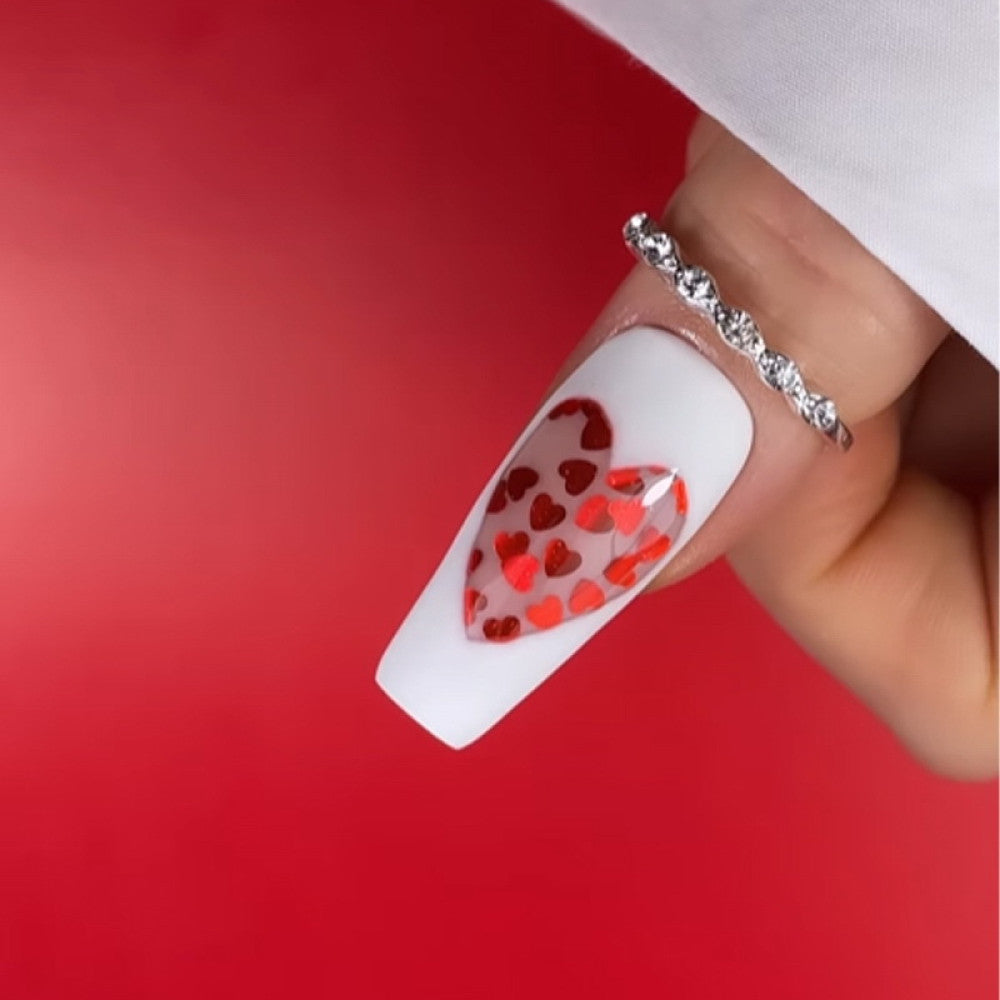 NAILSOFTHEDAY Heart Top Coat, 10 ml