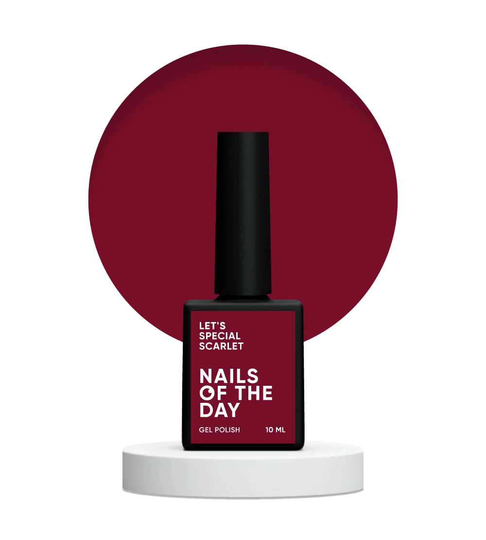 NAILSOFTHEDAY High Pigment gel polish, SCARLET 10 ml