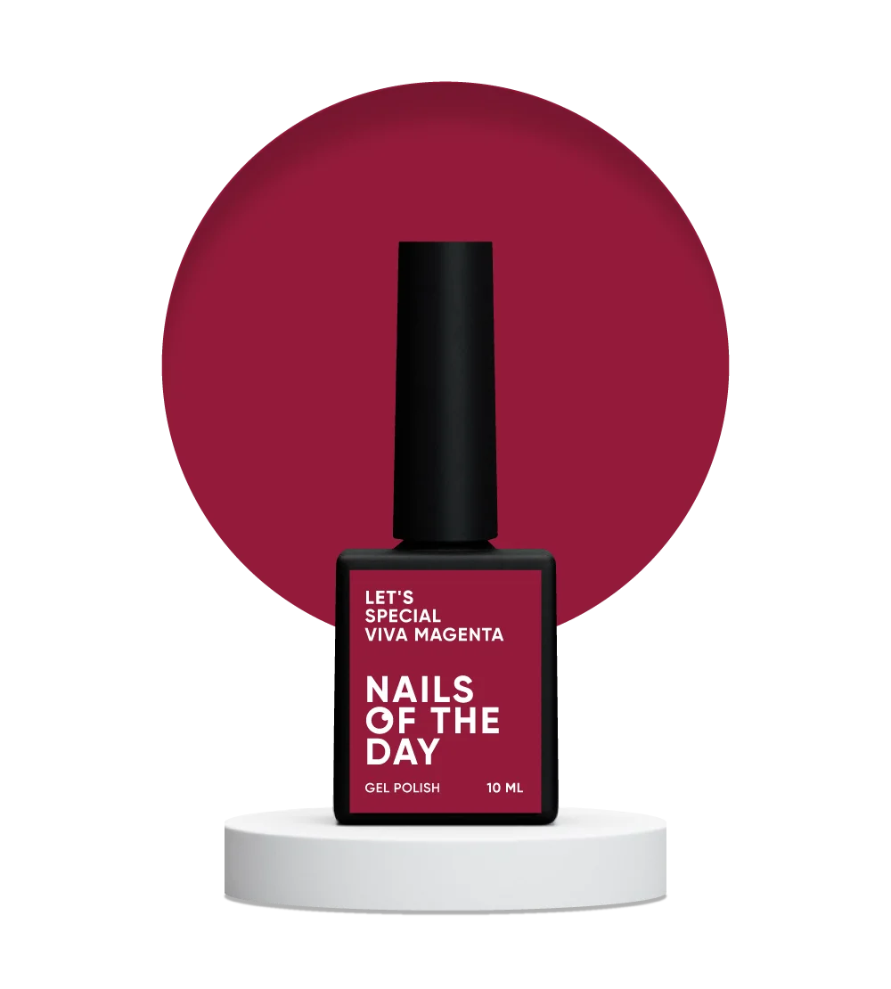 NAILSOFTHEDAY High Pigment gel polish, VIVA MAGENTA 10 ml