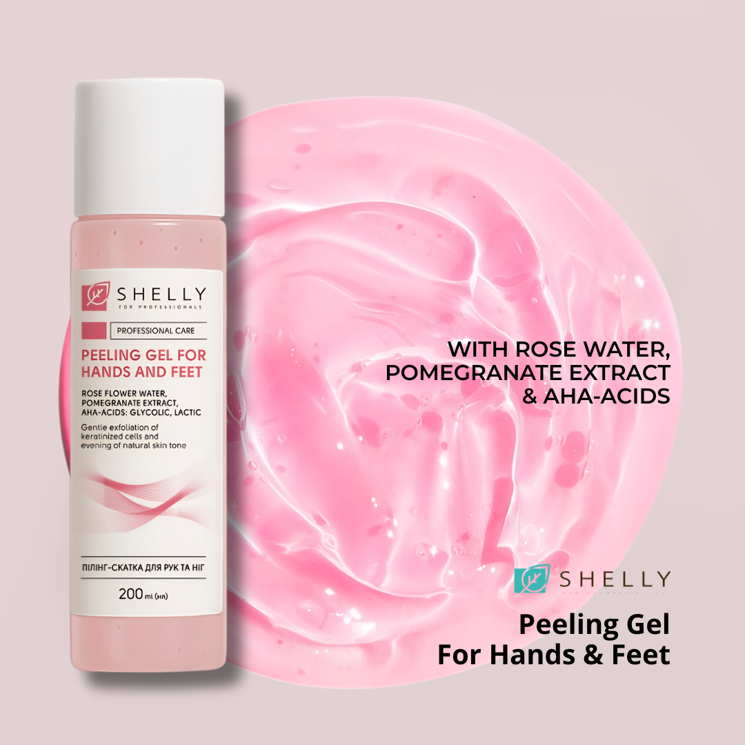 Shelly Peeling Gel for Hands and Feet, 200ml