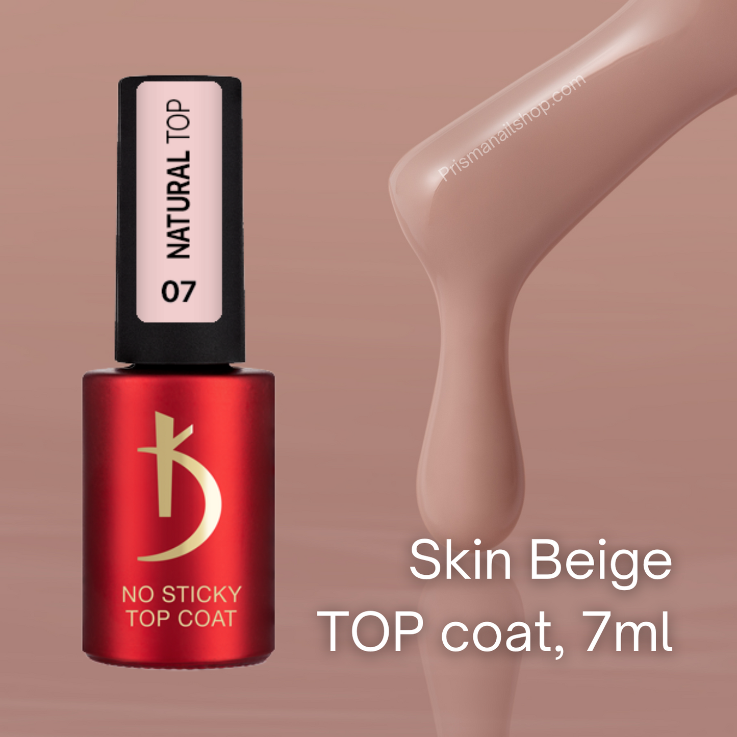 Kodi Natural Color Top Coat, 7 ml