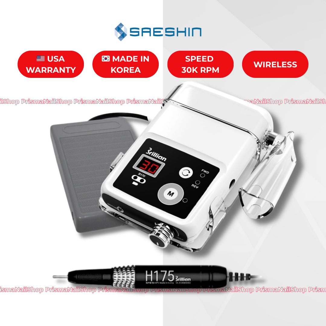 Saeshin B170 (Wireless) / H175 (Brushless), 30K RPM, PEARL WHITE