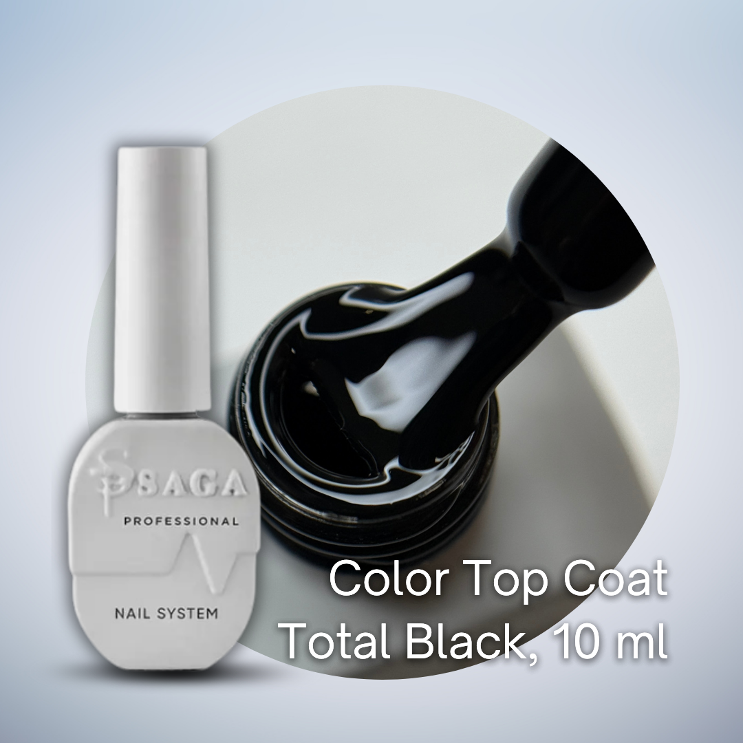 Saga Color Top Coat, No wipe 10 ml