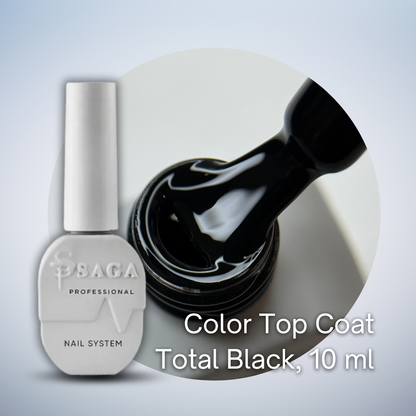 Saga Color Top Coat, No wipe 10 ml