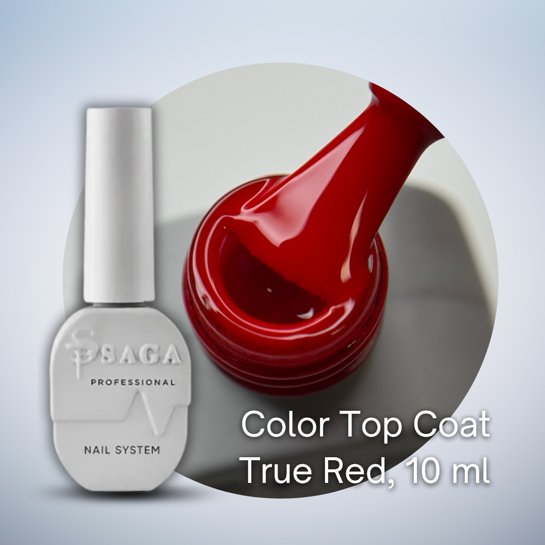Saga Color Top Coat, No wipe 10 ml