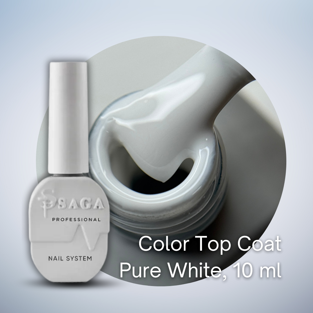 Saga Color Top Coat, No wipe 10 ml