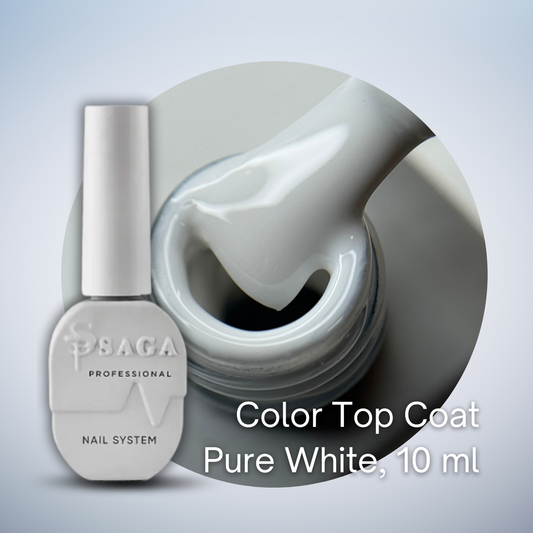 Saga Color Top Coat, No wipe 10 ml