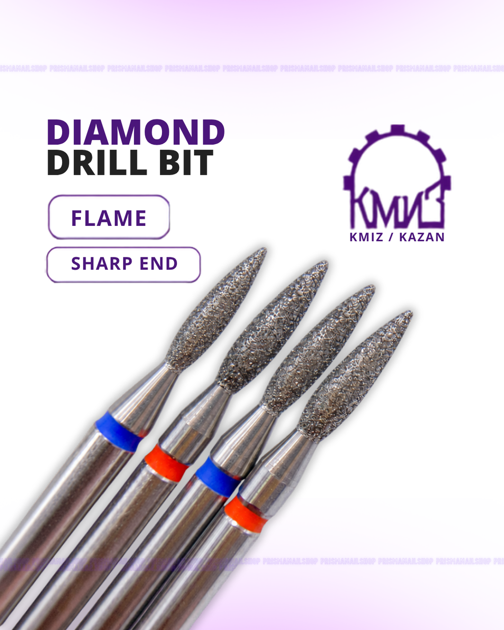 KMIZ Flame Diamond Nail Drill Bit