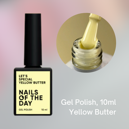 NAILSOFTHEDAY High Pigment gel polish, Yellow Butter, 10ml