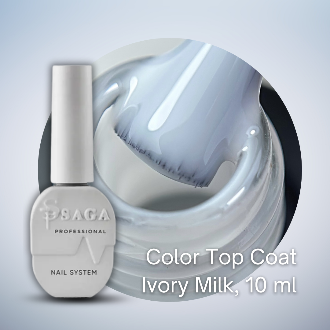 Saga Color Top Coat, No wipe 10 ml