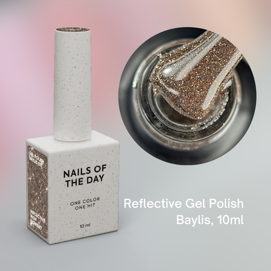 NAILSOFTHEDAY Reflective gel polish, BAYLIS 10 ml