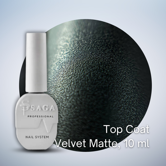 Saga Matte Top Coat, Velvet