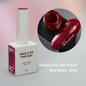 NAILSOFTHEDAY Reflective gel polish, RED MARY 10 ml