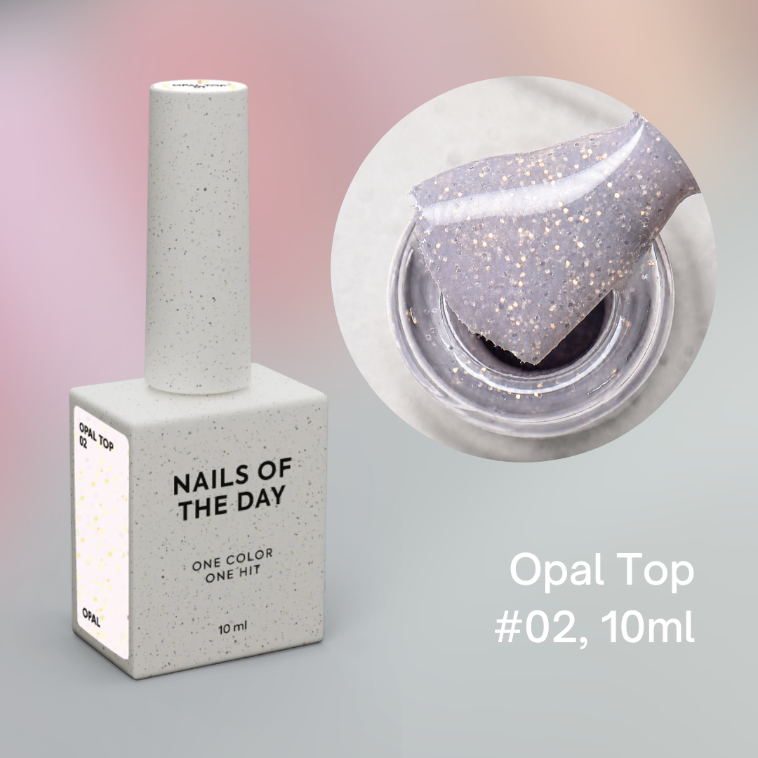 NAILSOFTHEDAY Opal Top Coat, 10 ml