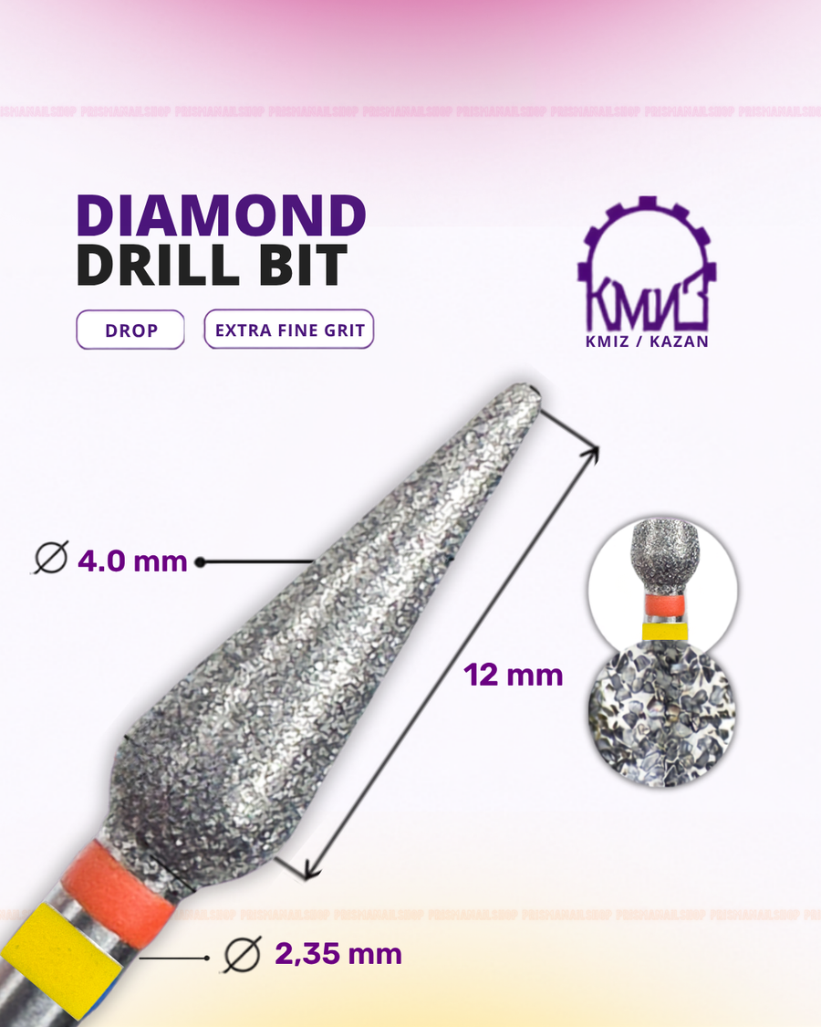 KMIZ Diamond Drop Nail Drill Bit