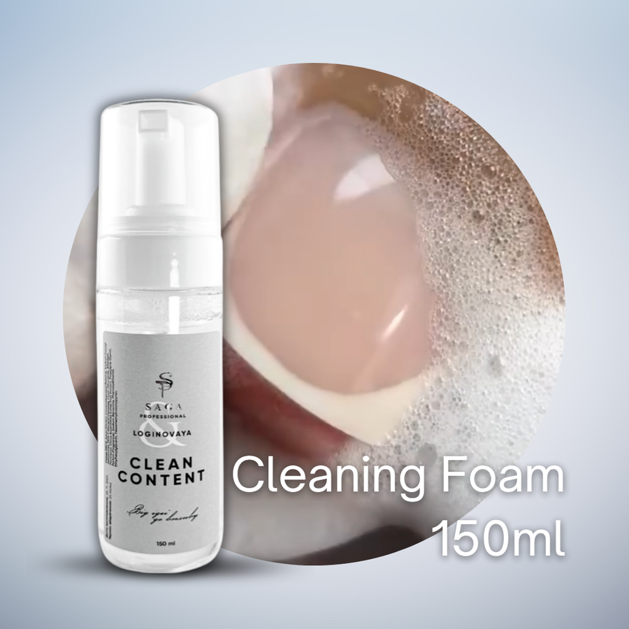 Saga Clean Content Cleansing Foam, 150 ml