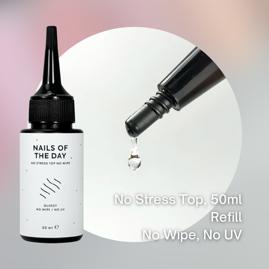 NAILSOFTHEDAY No Stress Top Coat, UV-free