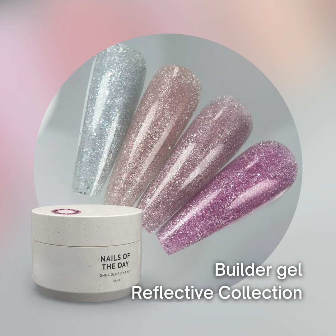 NAILSOFTHEDAY Reflective Builder gel, 15ml