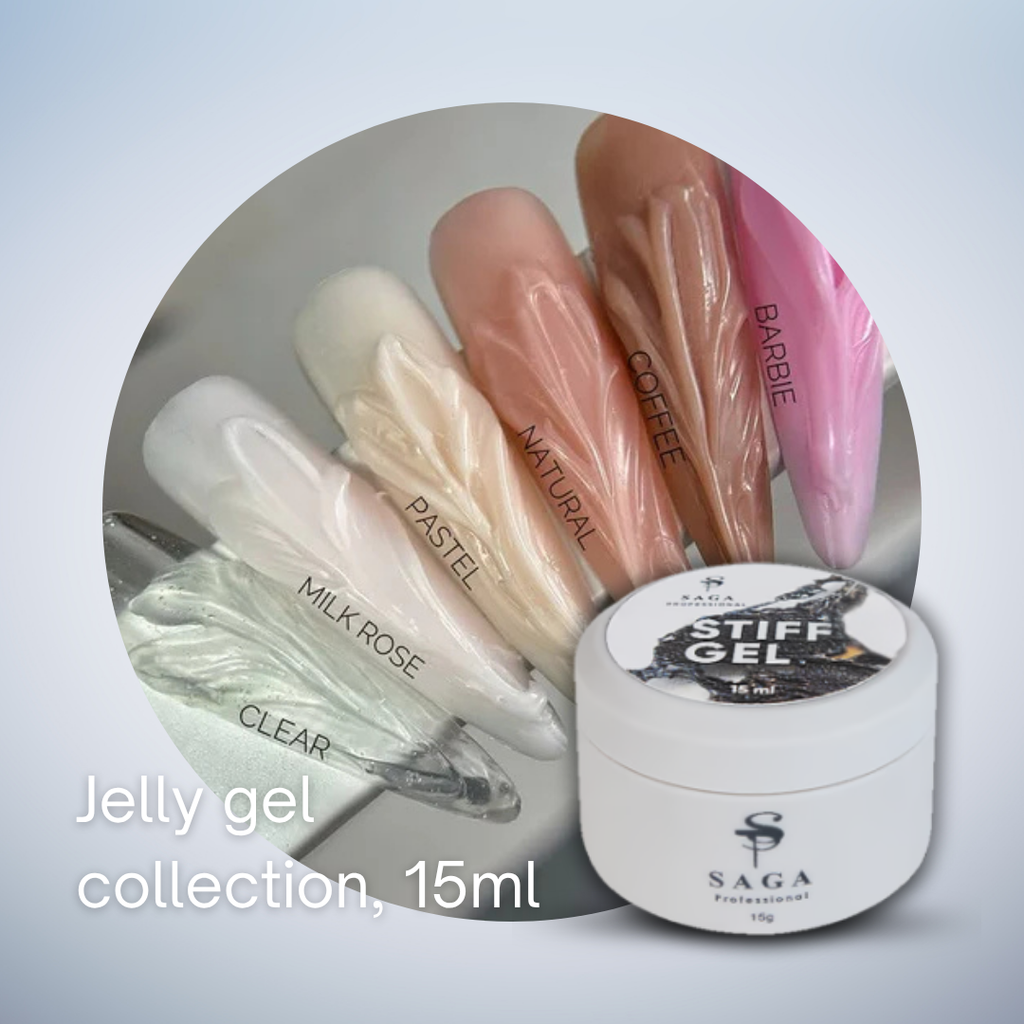 Saga Stiff Gel, (Jelly Gel), 15ml