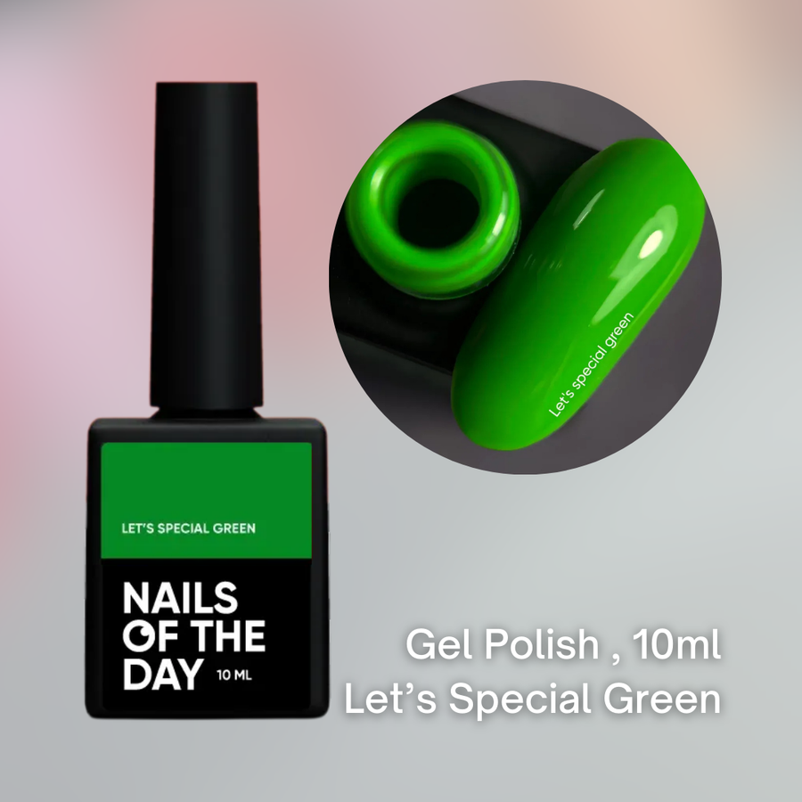 NAILSOFTHEDAY High Pigment gel polish, GREEN 10 ml