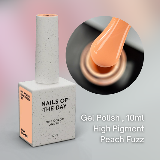 NAILSOFTHEDAY High Pigment gel polish, Peach Fuzz 10 ml