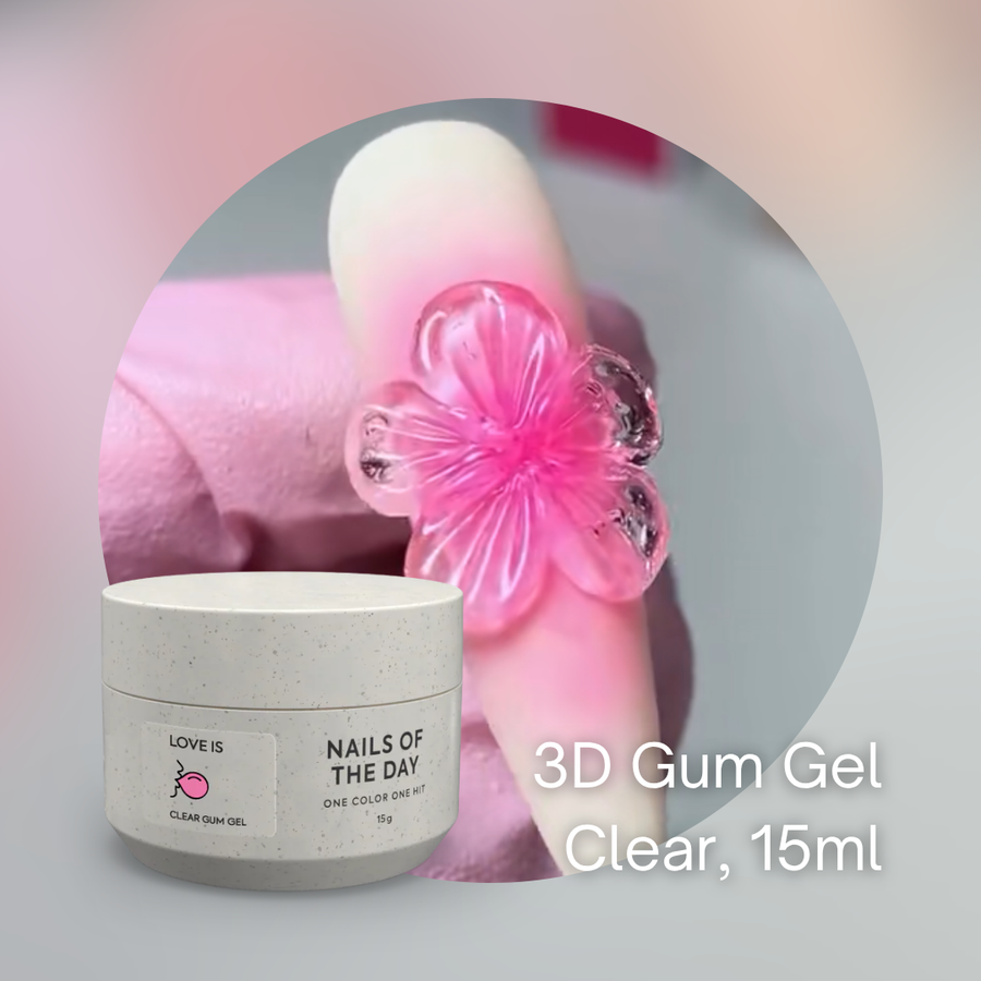 NailsOfTheDay Gum 3D Gel, 15ml