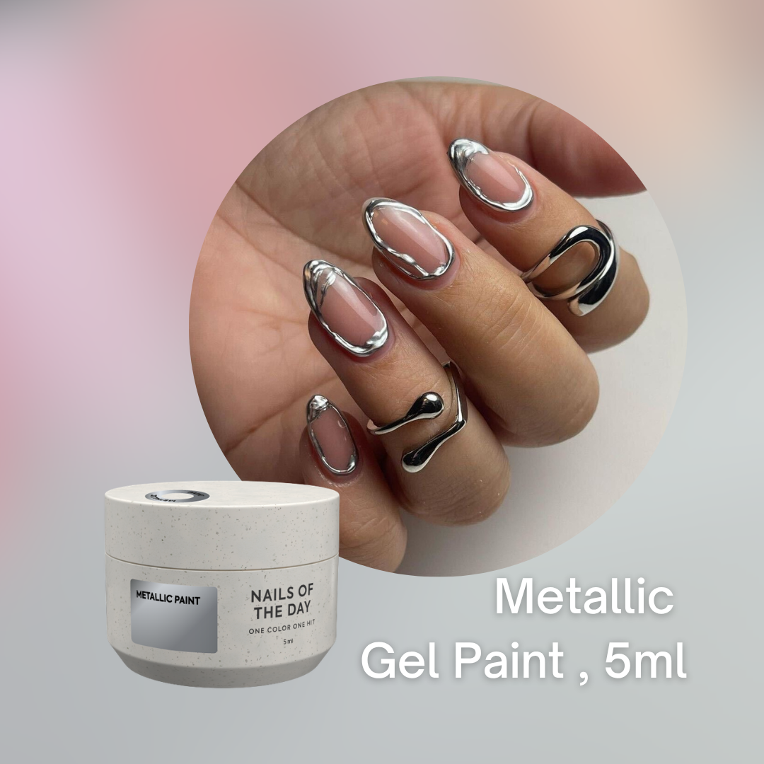 NAILSOFTHEDAY Metallic Gel paint, 5 ml