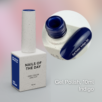 NAILSOFTHEDAY High Pigment gel polish, INDIGO 10 ml