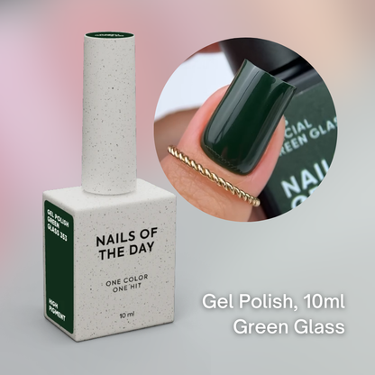 NAILSOFTHEDAY High Pigment gel polish, GREEN GLASS 10 ml