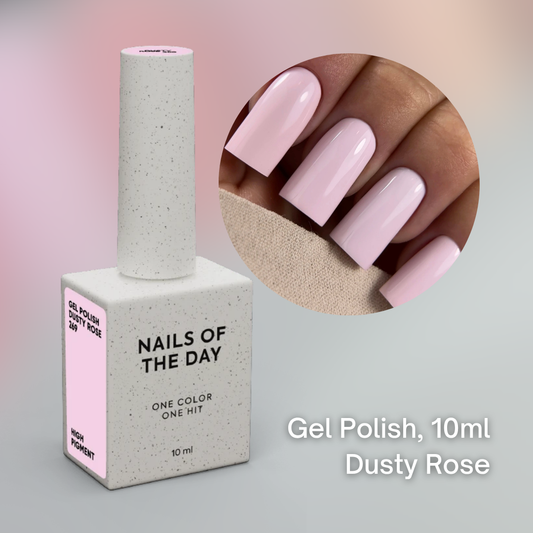 NAILSOFTHEDAY High Pigment gel polish, DUSTY ROSE 10 ml