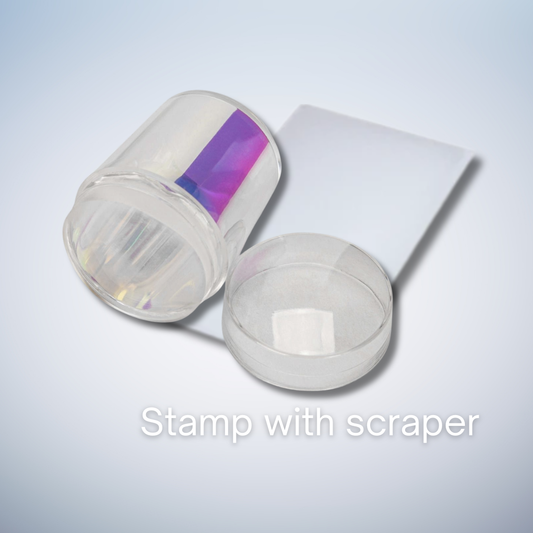Holographic Silicone Stamp (with Scraper)