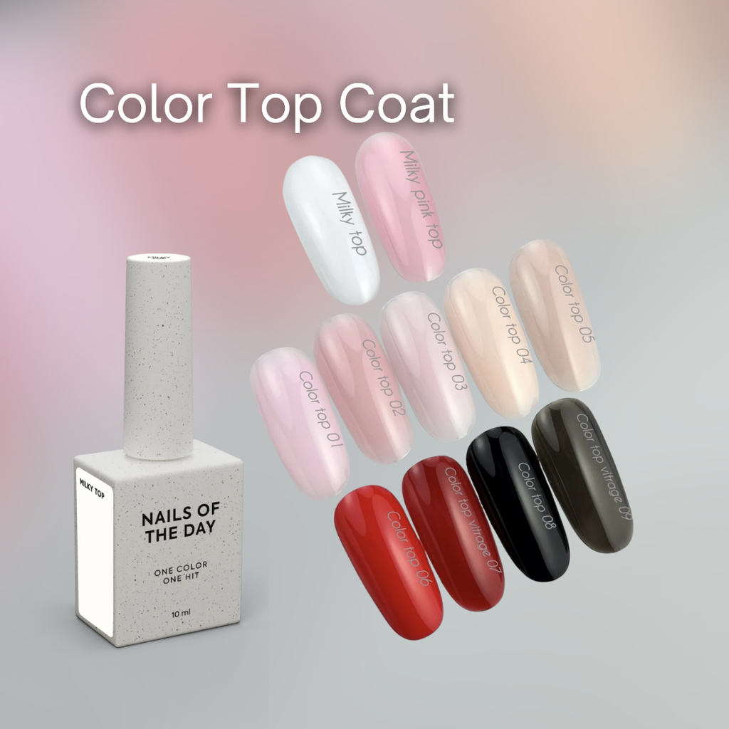 NAILSOFTHEDAY Color Top Coat , 10 ml