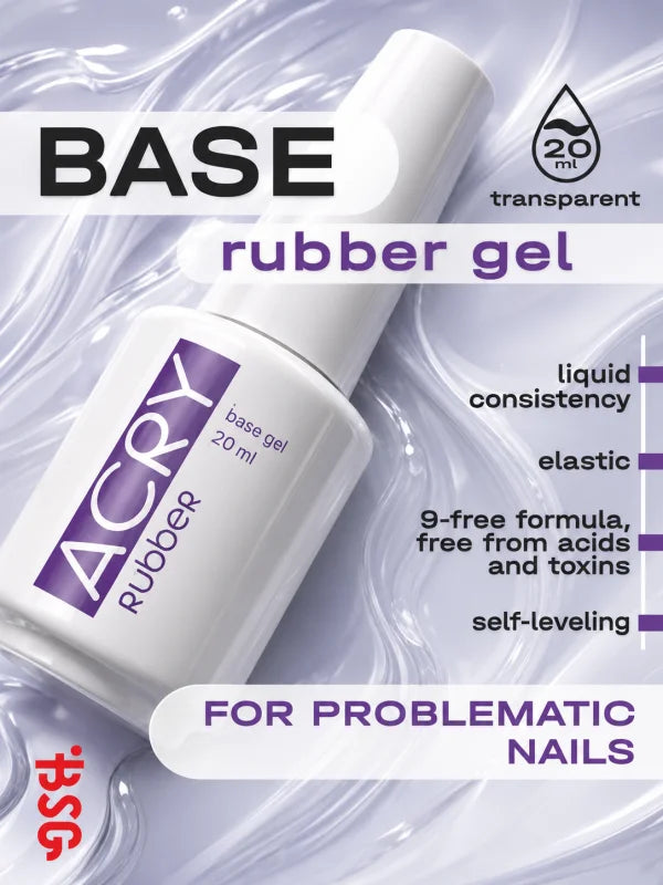 BSG Universal Base ACRY Rubber 20 ml — Clear