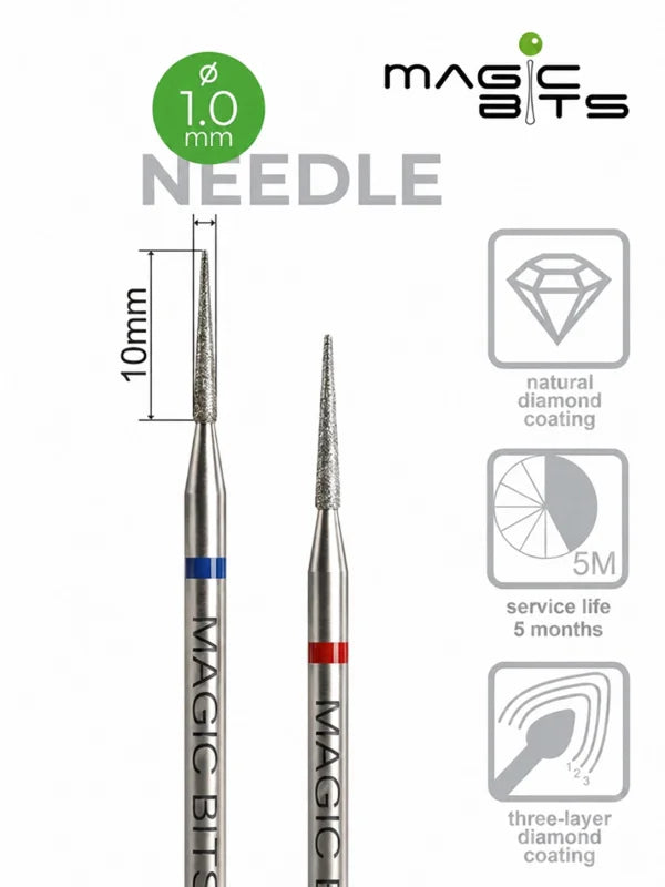 MAGIC BITS Needle Nail Bit 1 mm