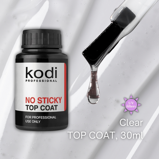 KODI No Sticky Top Coat with UV Filter, 15ml