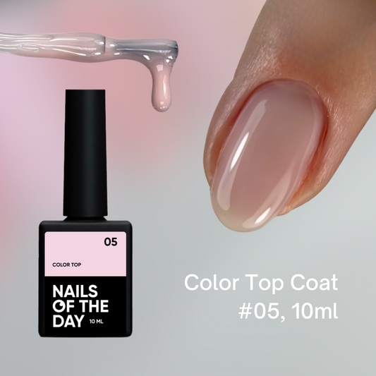 NAILSOFTHEDAY Color Top Coat , 10 ml