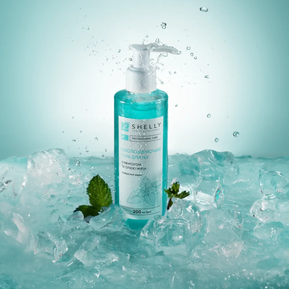 Shelly Cooling Foot Gel with Menthol & Mint Oil, 200 ml