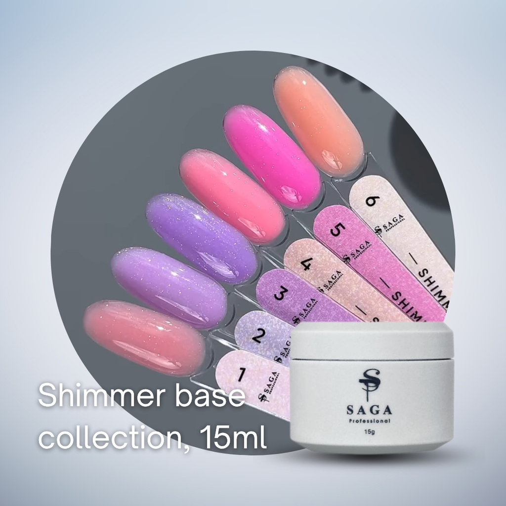 SAGA Shimmer Cover Base, 15ml