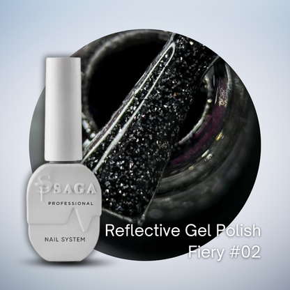 Saga Reflective "Fiery" Gel Polish