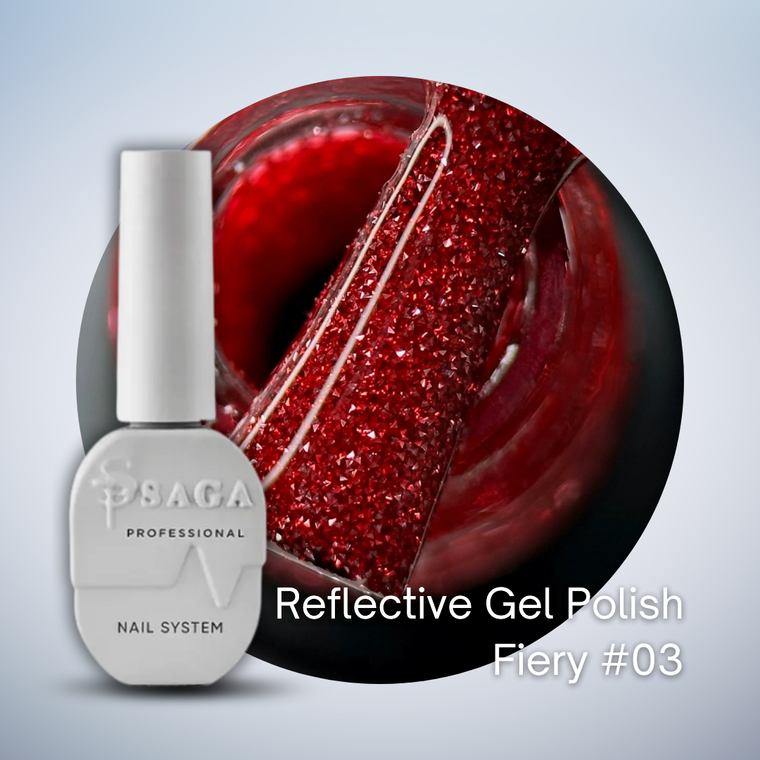 Saga Reflective "Fiery" Gel Polish