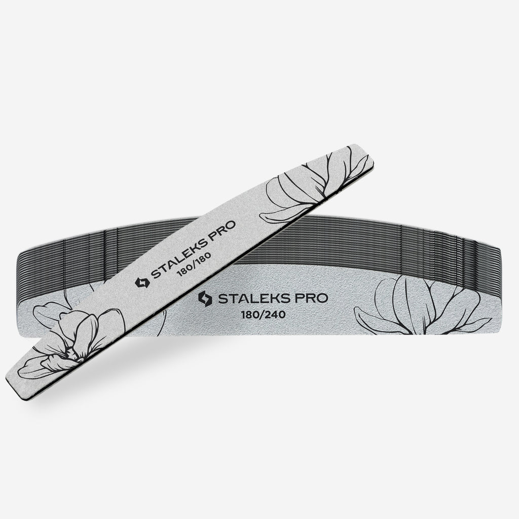 Staleks crescent mineral nail file EXPERT 40 180/240 Grit (25 pcs)