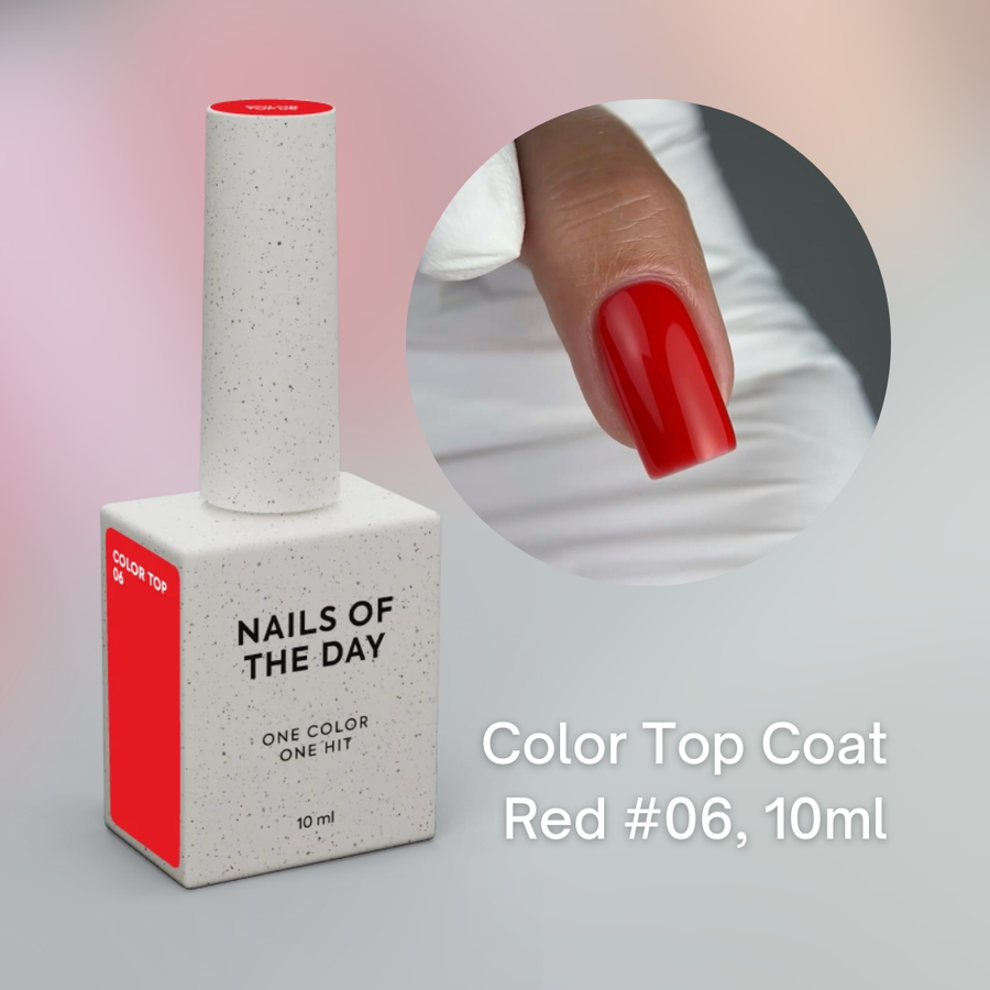 NAILSOFTHEDAY Color Top Coat , 10 ml