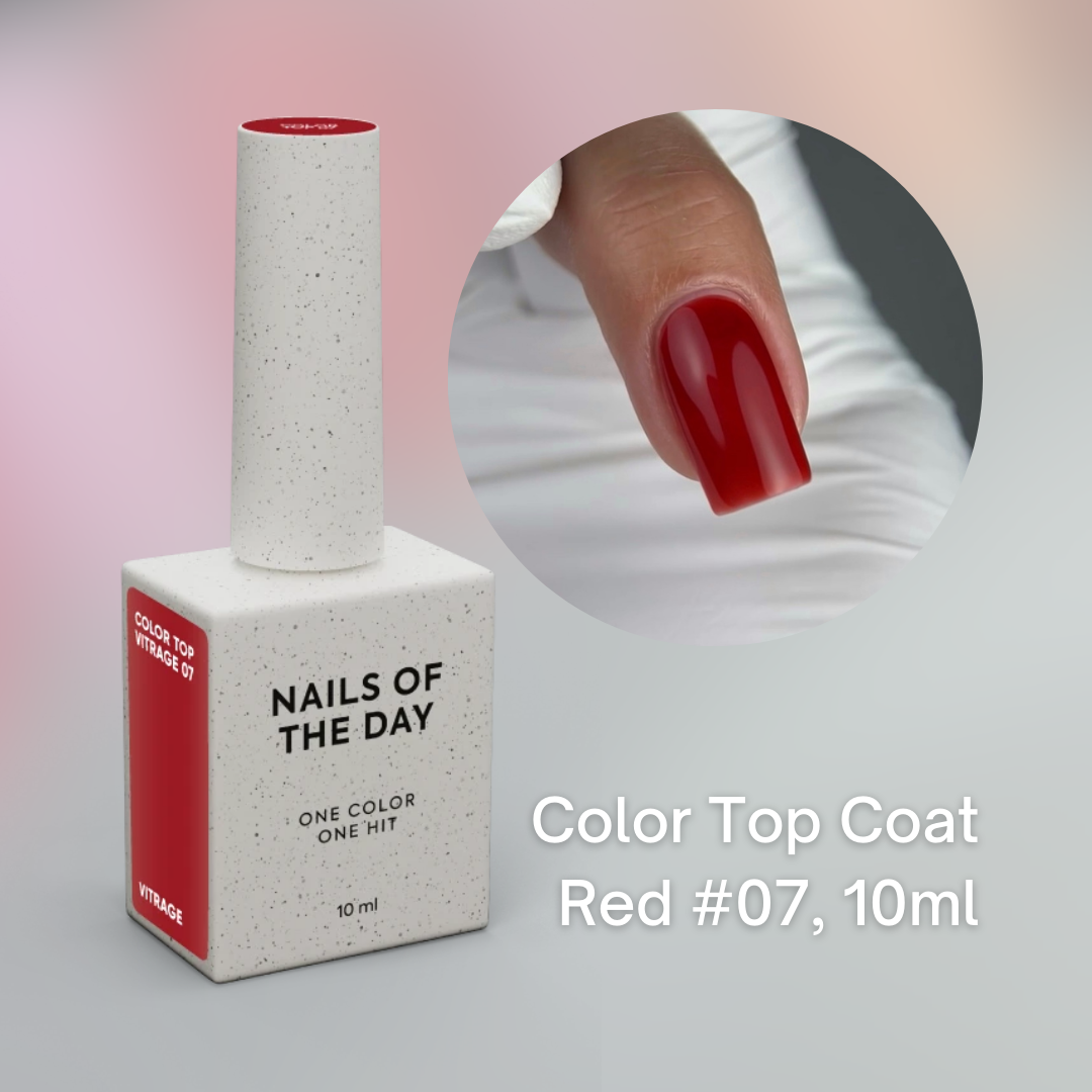NAILSOFTHEDAY Color Top Coat , 10 ml