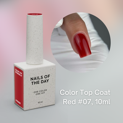 NAILSOFTHEDAY Color Top Coat , 10 ml