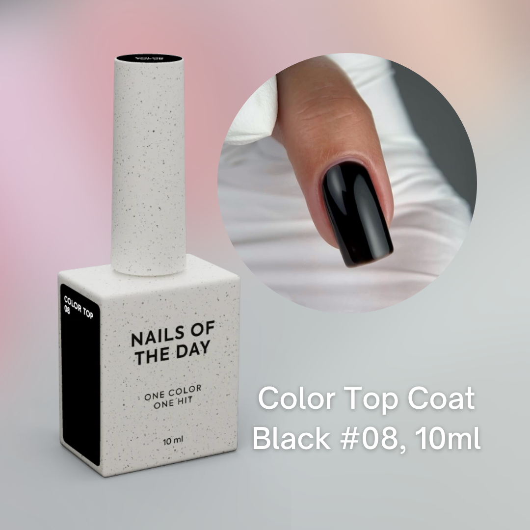 NAILSOFTHEDAY Color Top Coat , 10 ml