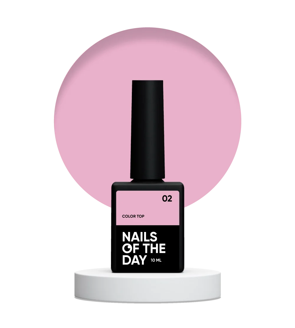 NAILSOFTHEDAY Color Top Coat , 10 ml