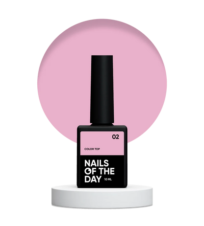 NAILSOFTHEDAY Color Top Coat , 10 ml