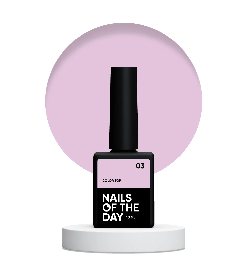 NAILSOFTHEDAY Color Top Coat , 10 ml